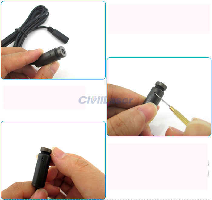 Ultra Small Spot 780nm 5mw Position Lamp Adjustable Infrarrojo Módulo láser Dot